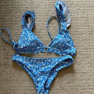 NWOT Shein floral two piece size small